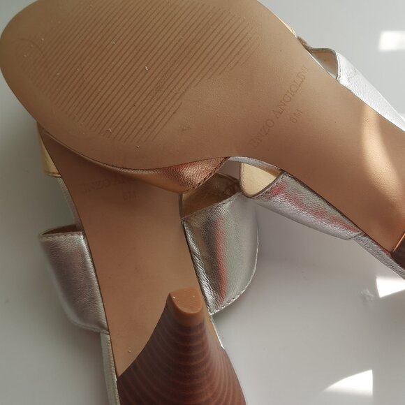 Brand New Enzo Angiolini Metallic Color (gold & silver) Sandals - Picture 4 of 4